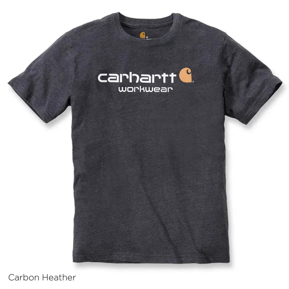 Carhartt Workwear Core Logo S/S T-Shirt - Carbon - RSEA Safety Outlet