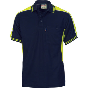 DNC Workwear S/S Side/Arm Panel Polo Shirt