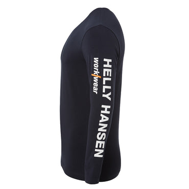 Helly Hansen Graphic Long Sleeve T-Shirt - Navy