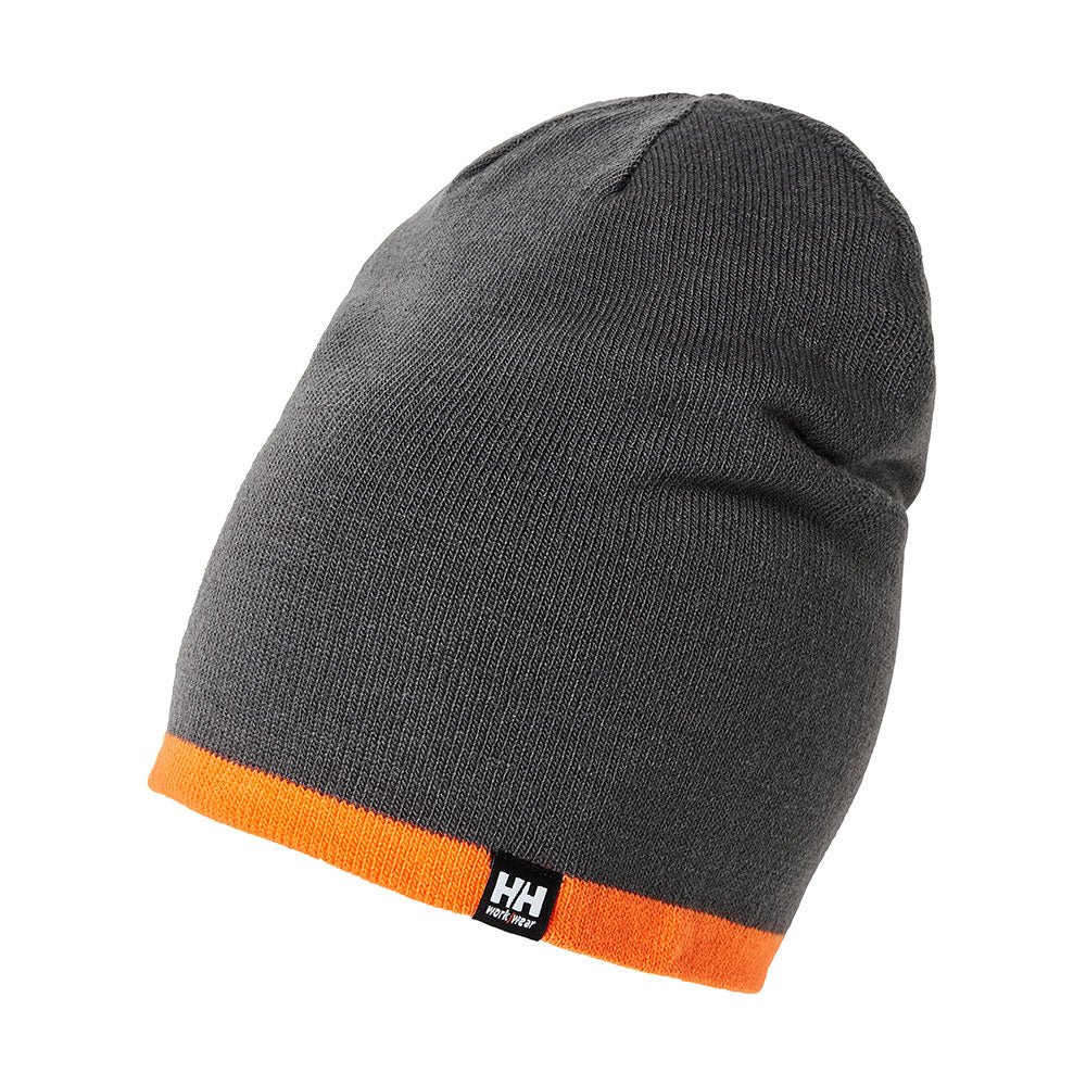 Helly Hansen Manchester Beanie - Dark Grey Orange