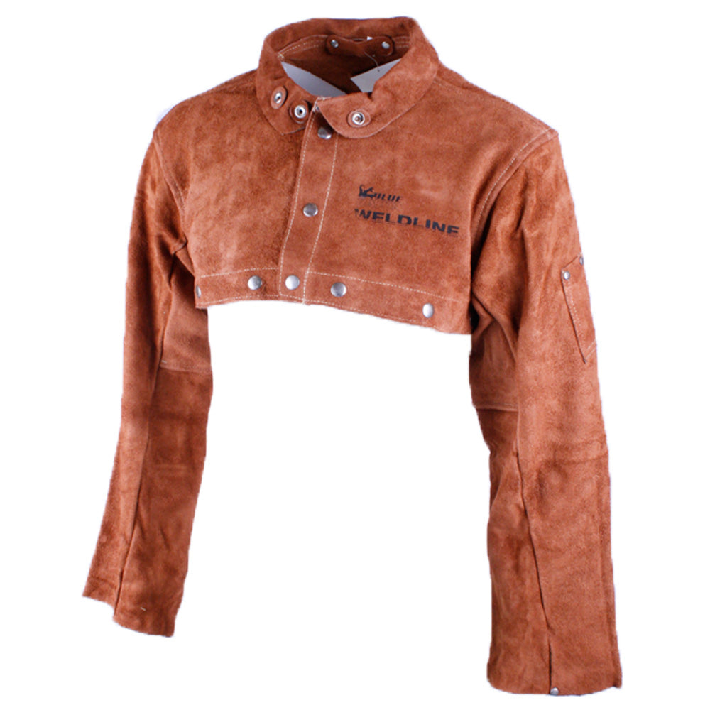 Bolero Leather Weldline Jacket - Brown
