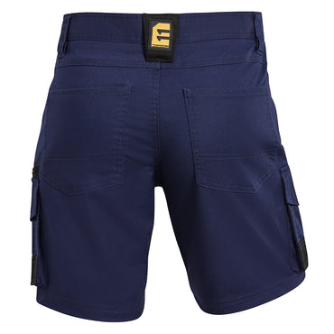 Eleven Workwear Contrast Panel Short - Navy/Black