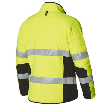 ELEVEN Workwear Hi-Vis Bio-Motion Taped Quilted Jacket - RSEA Safety Outlet