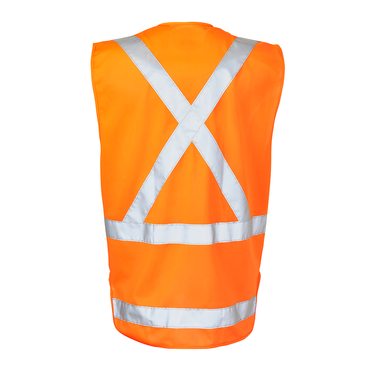 ELEVEN TTMC HiVis Taped Vest - Hi Vis Orange