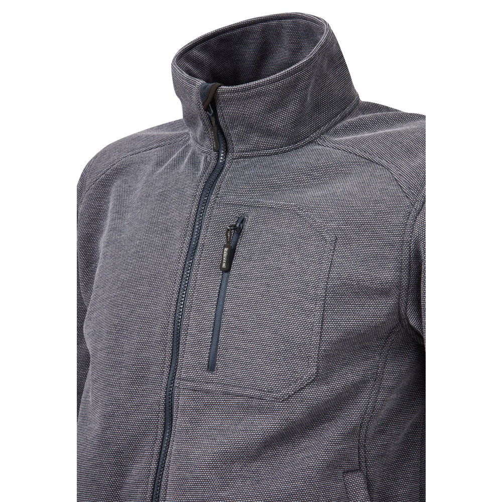 ELEVEN Workwear Textured Zip Front Knitted Jacket