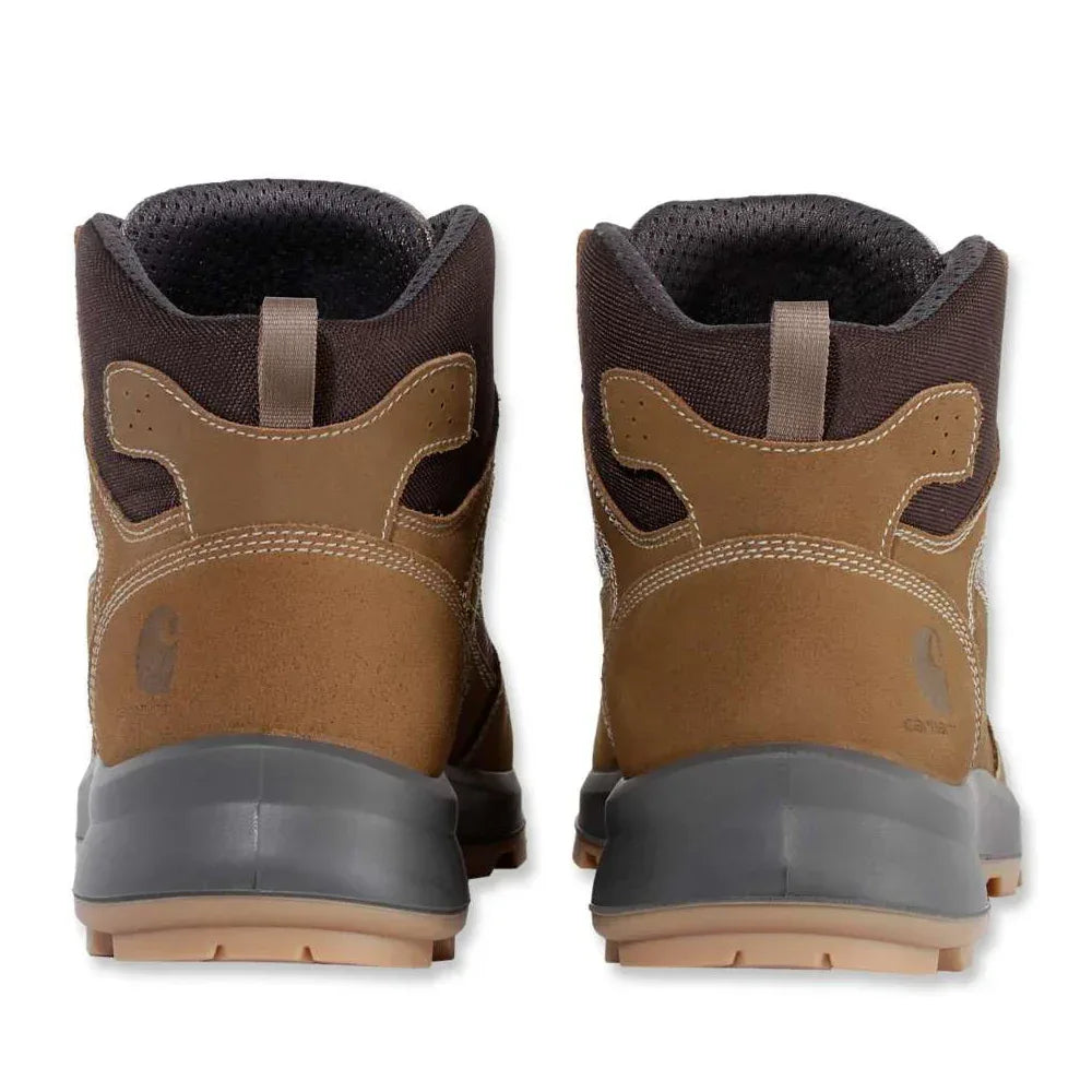 Carhartt Michigan S1P Rugged Flex Midcut Safety Shoe - Carhartt Brown - RSEA Safety Outlet
