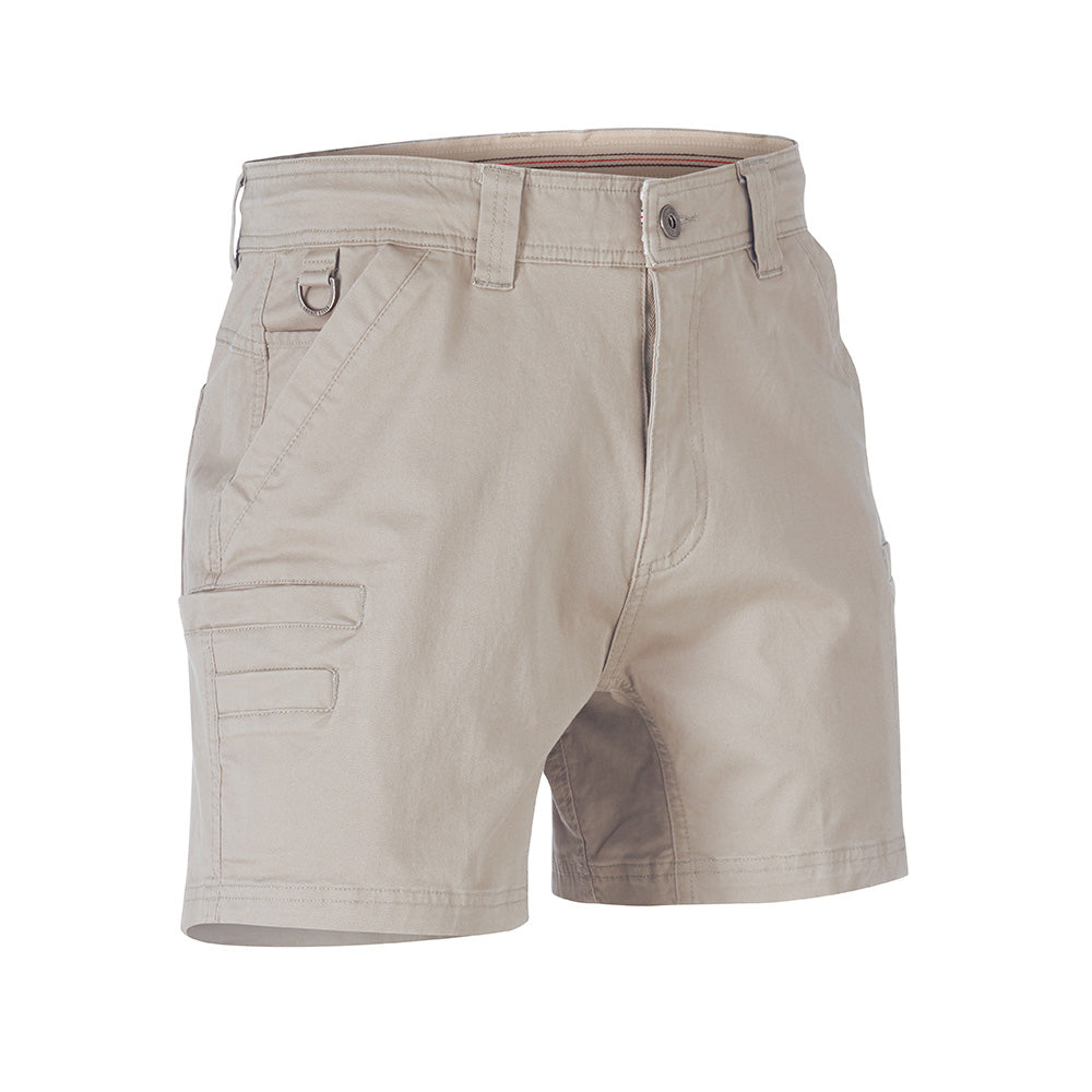 Hammer + Field Workwear Stretch Seam Detailed Short - Pewter