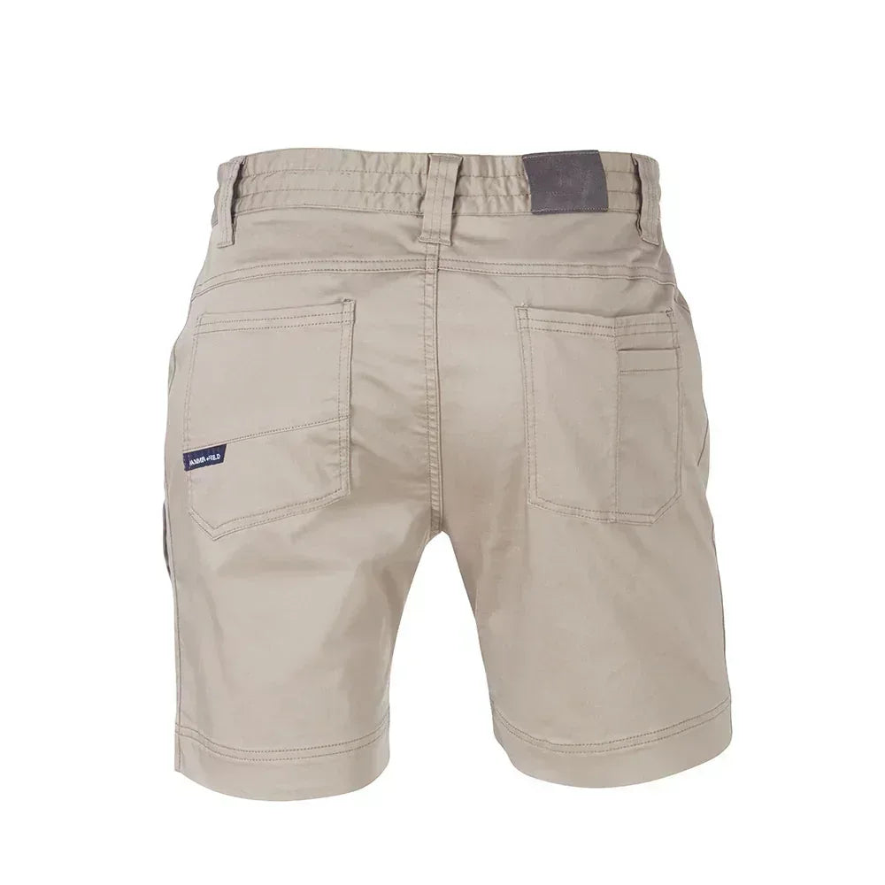 Hammer + Field Workwear Tapered Stretch Seam Detailed Short - Pewter - RSEA Safety Outlet