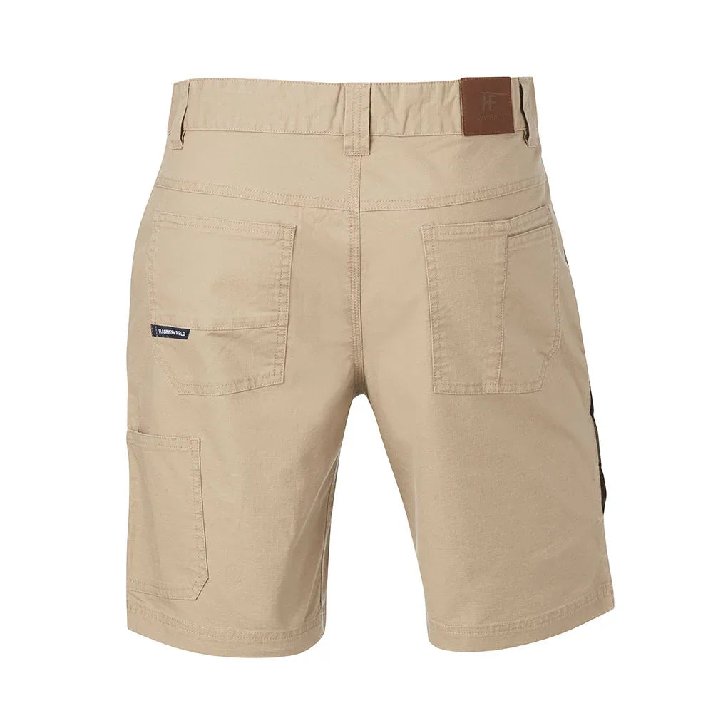 Hammer + Field Workwear Long Length Seam Pocket Stretch Short - RSEA Safety Outlet