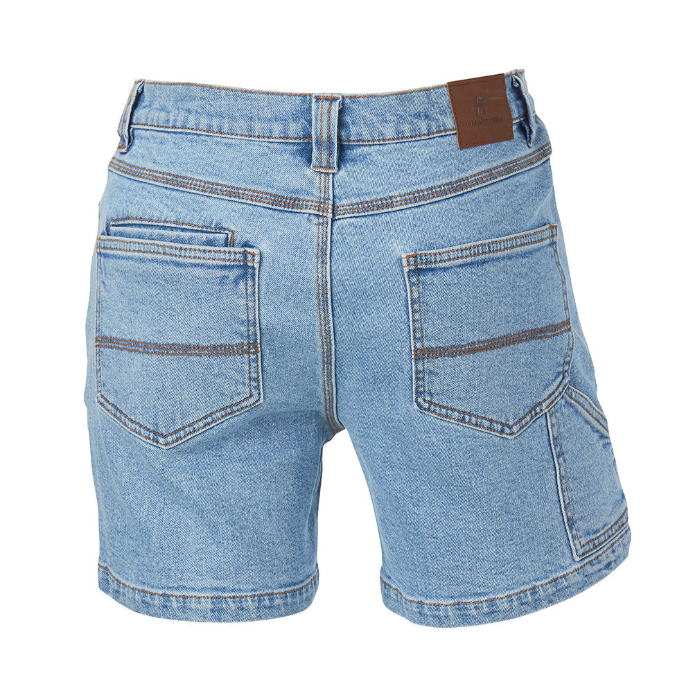 Hammer + Field Denim Stretch Short - Light Denim