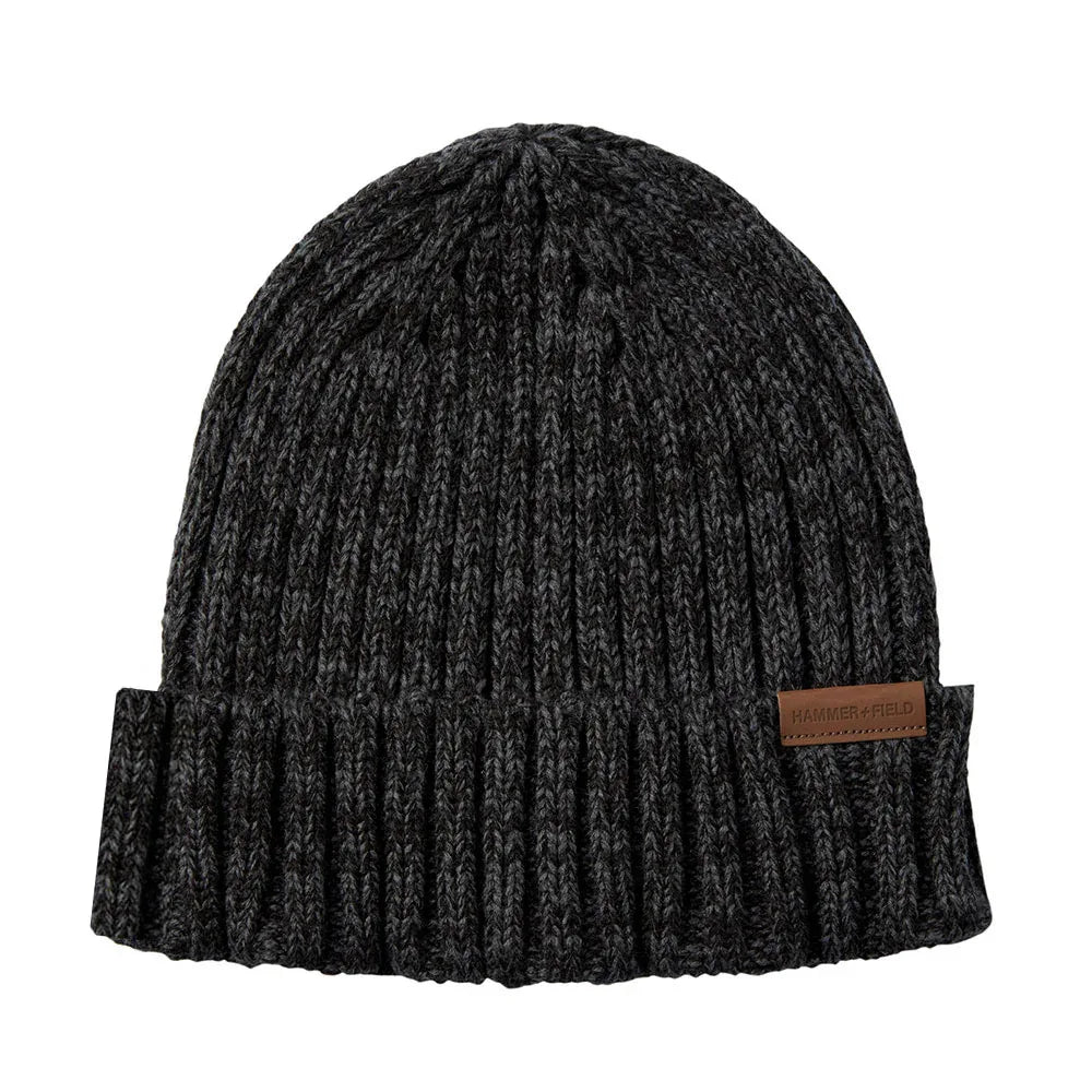 Hammer + Field Marle Ribbed Beanie - Black | RSEA Safety Outlet