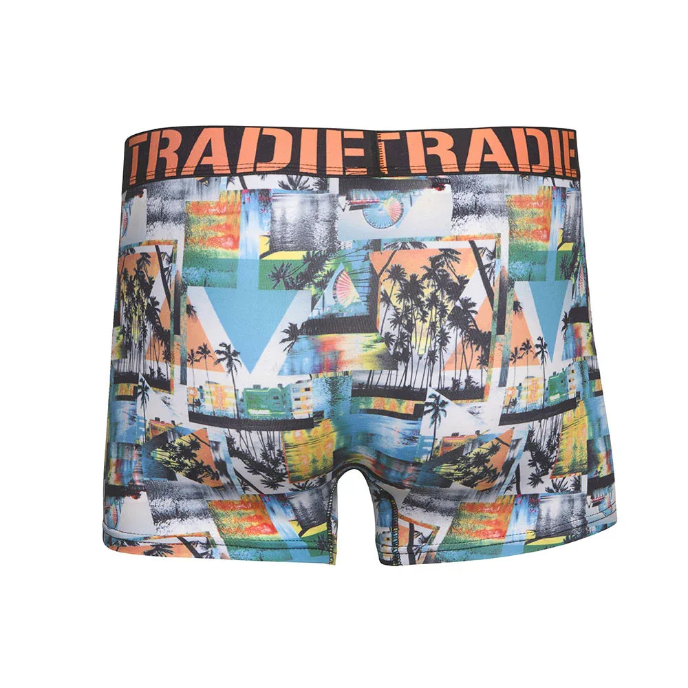 TRADIE Workwear Men's Work N Surf Trunk - Palm Beach - RSEA Safety Outlet