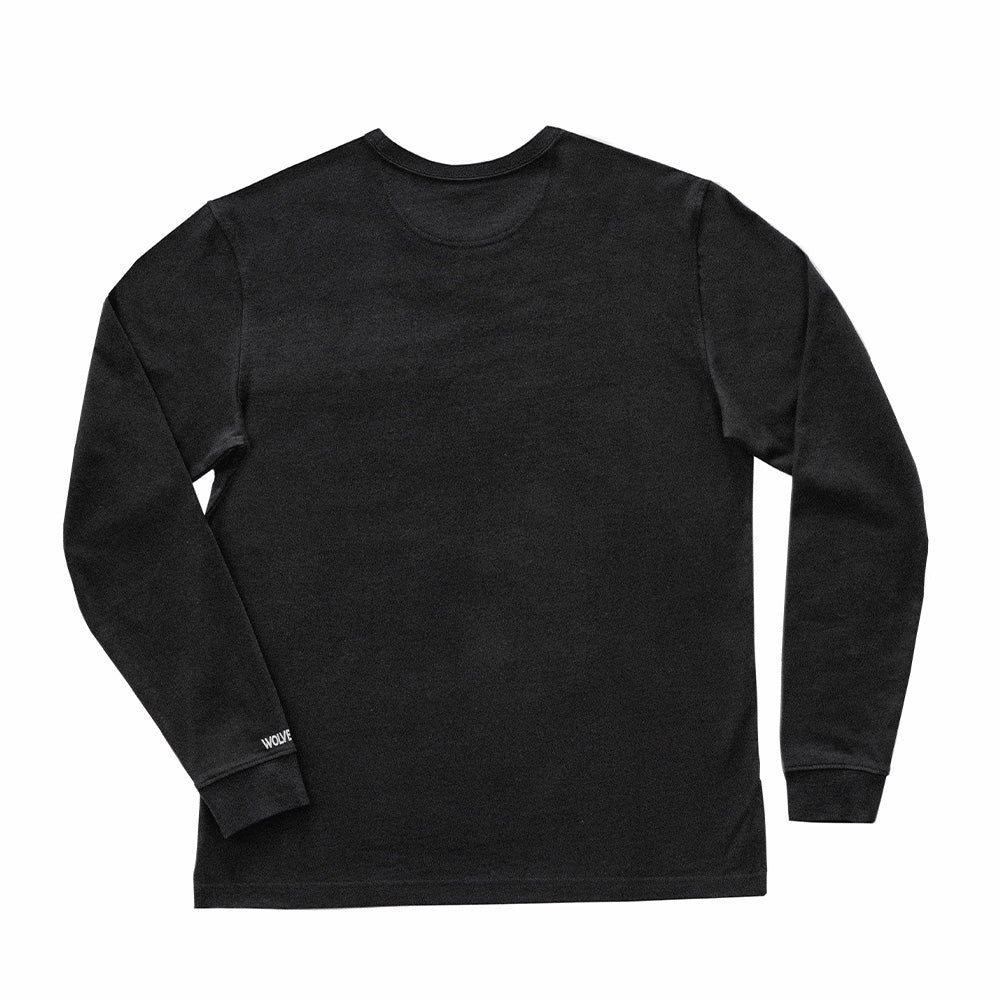 Wolverine Guardian Cotton Long Sleeve Tee - Blackout - RSEA Safety Outlet
