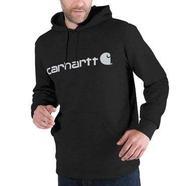 Carhartt Force Extremes Signature Graphic Hooded Sweatshirt - Black Coal - RSEA Safety Outlet