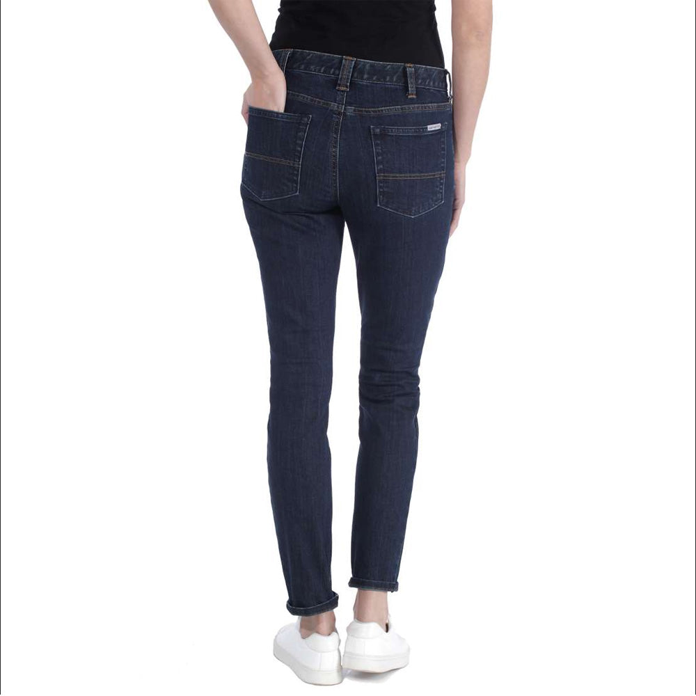 Carhartt Women's Layton Slim Fit Skinny Jean - Blue Topaz Heather - RSEA Safety Outlet