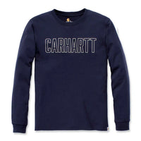 Carhartt Block Logo L/S T-Shirt - RSEA Safety Outlet