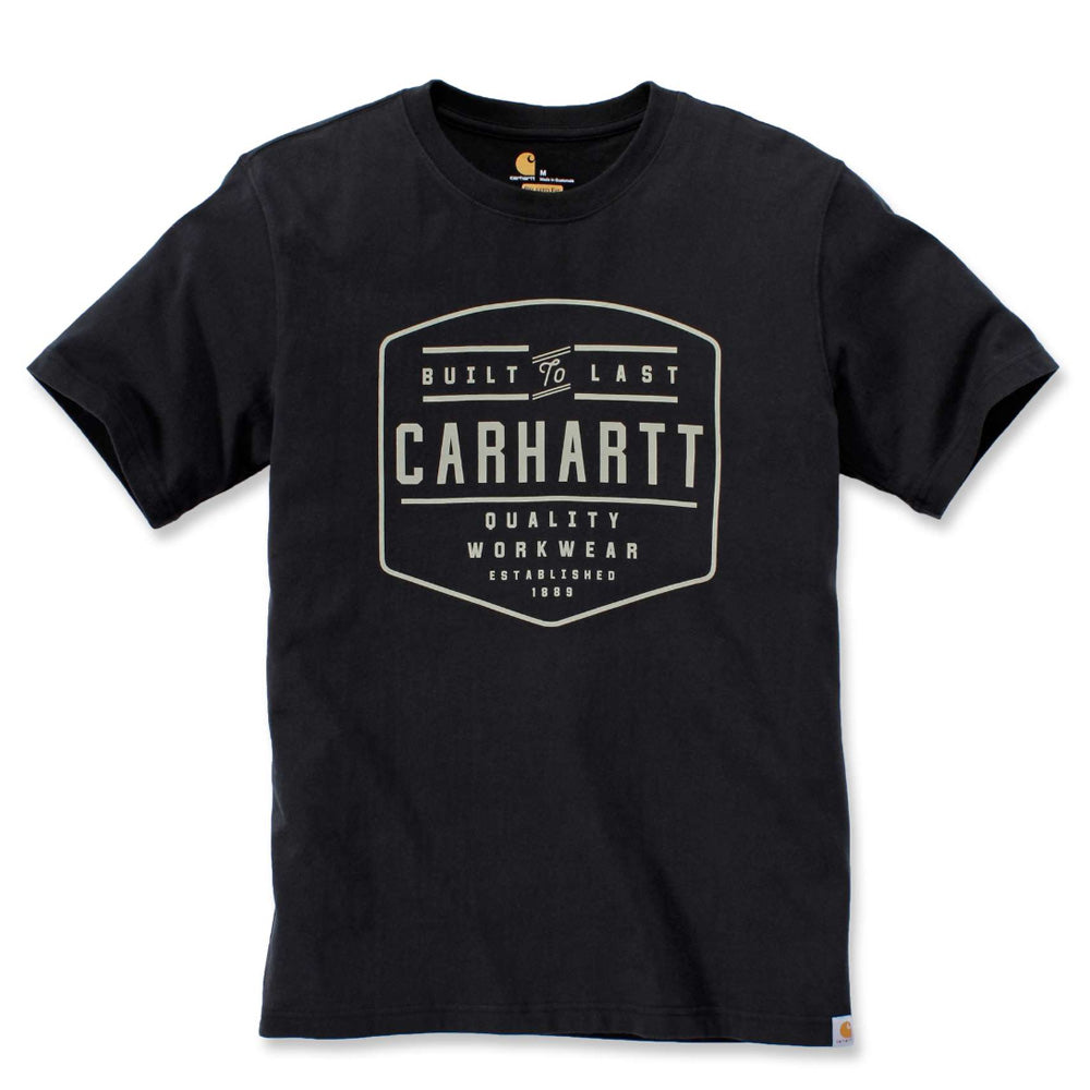 Carhartt Build By Hand Short Sleeve T-Shirt - Black