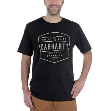 Carhartt Build By Hand Short Sleeve T-Shirt - Black