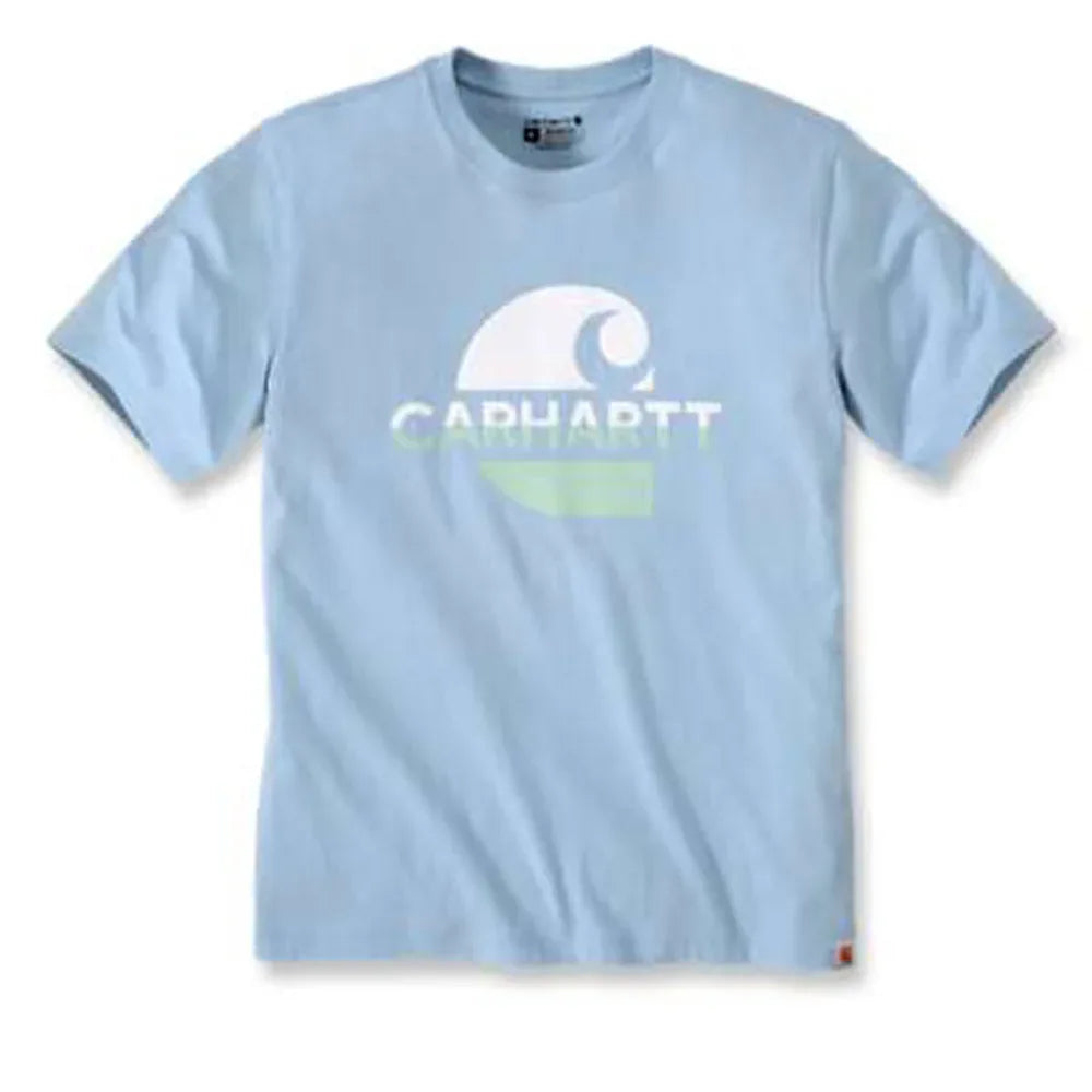 Carhartt Heavy Weight S/S Graphic T-shirt - Moonstone - RSEA Safety Outlet