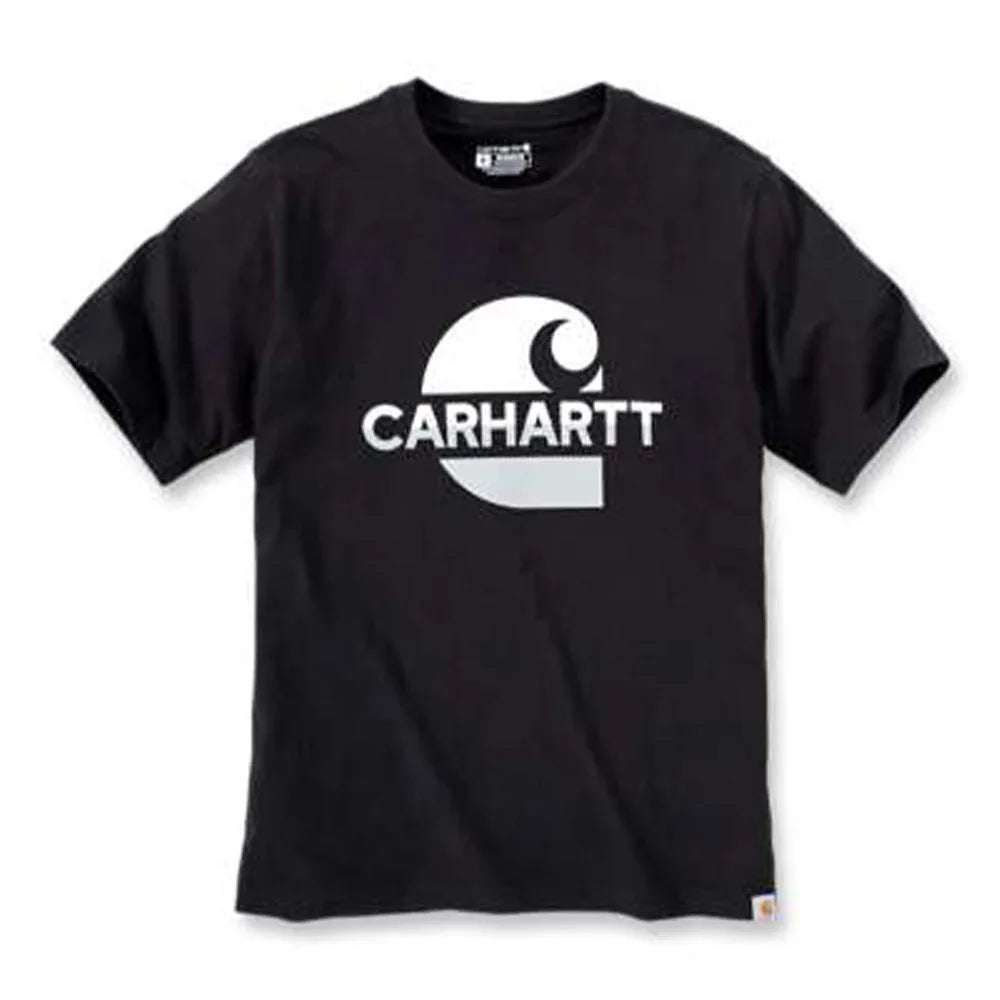 Carhartt Heavy Weight S/S Graphic T-shirt - Black - RSEA Safety Outlet