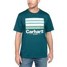 Carhartt Line Graphic S/S T-Shirt - Night Blue Heather - RSEA Safety Outlet