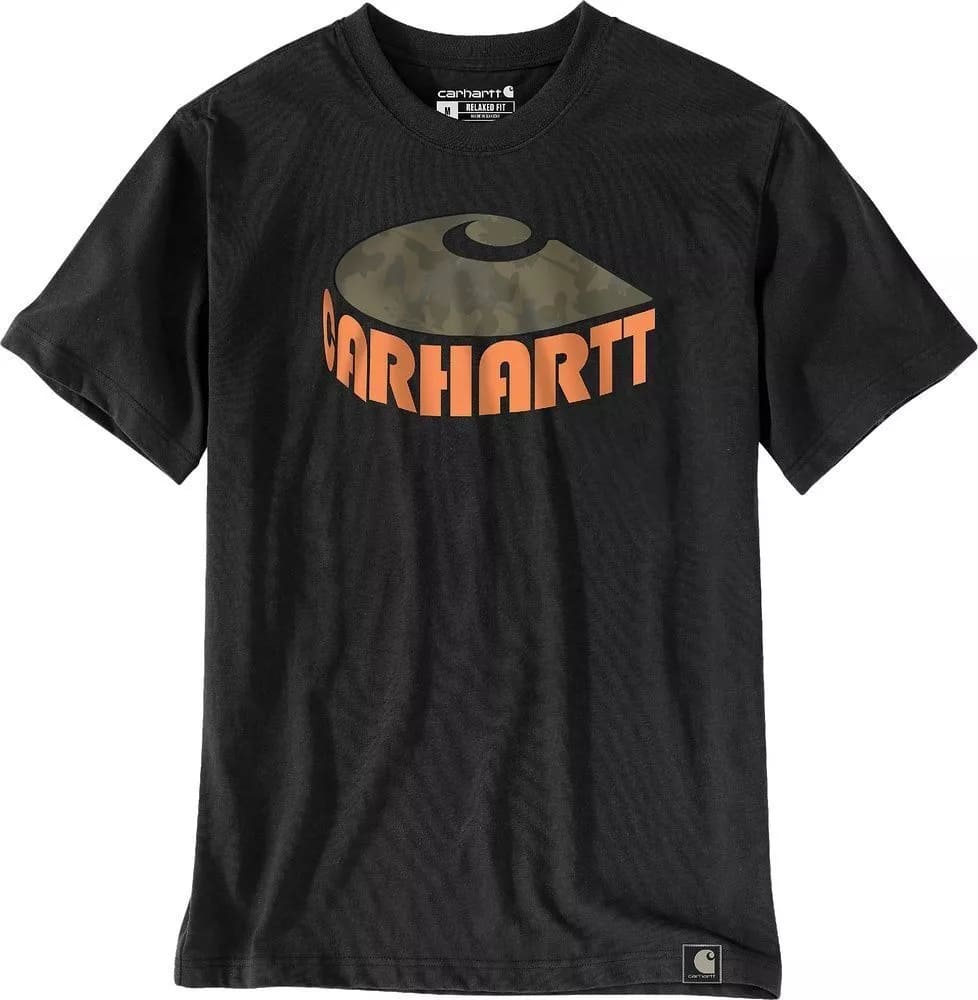 Carhartt S/S Camo Graphic T-Shirt - Black