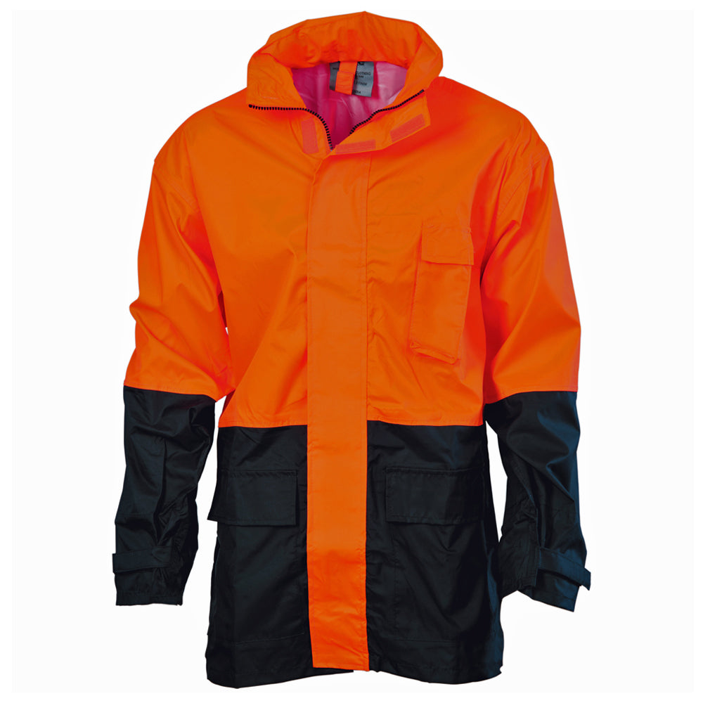 DNC Jacket Rain Lightweight HiVis