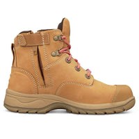 Oliver Women's Wheat Zip Sided Safety Boots 49-432Z - RSEA Safety Outlet