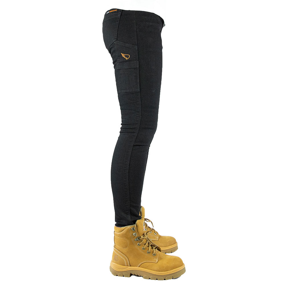 Saint Works Womens Mid Rise Skinny Jean