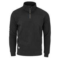 Helly Hansen Oxford Half Zip Sweatshirt - Black - RSEA Safety Outlet
