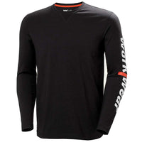 Helly Hansen Graphic Long Sleeve T-Shirt - Black