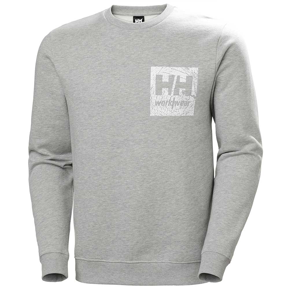 Helly Hansen Graphic Sweatshirt - Light Grey Melange