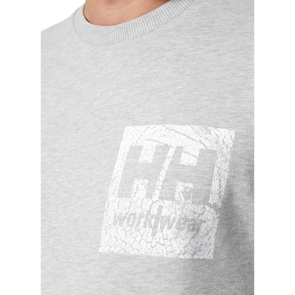 Helly Hansen Graphic Sweatshirt - Light Grey Melange