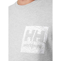 Helly Hansen Graphic Sweatshirt - Light Grey Melange