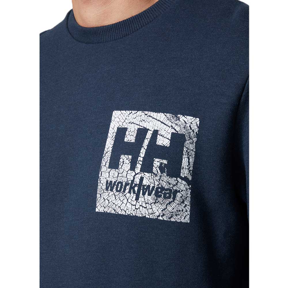 Helly Hansen Graphic Sweatshirt - Navy Melange