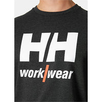 Helly Hansen Classic Logo Sweatshirt - Black Melange - RSEA Safety Outlet