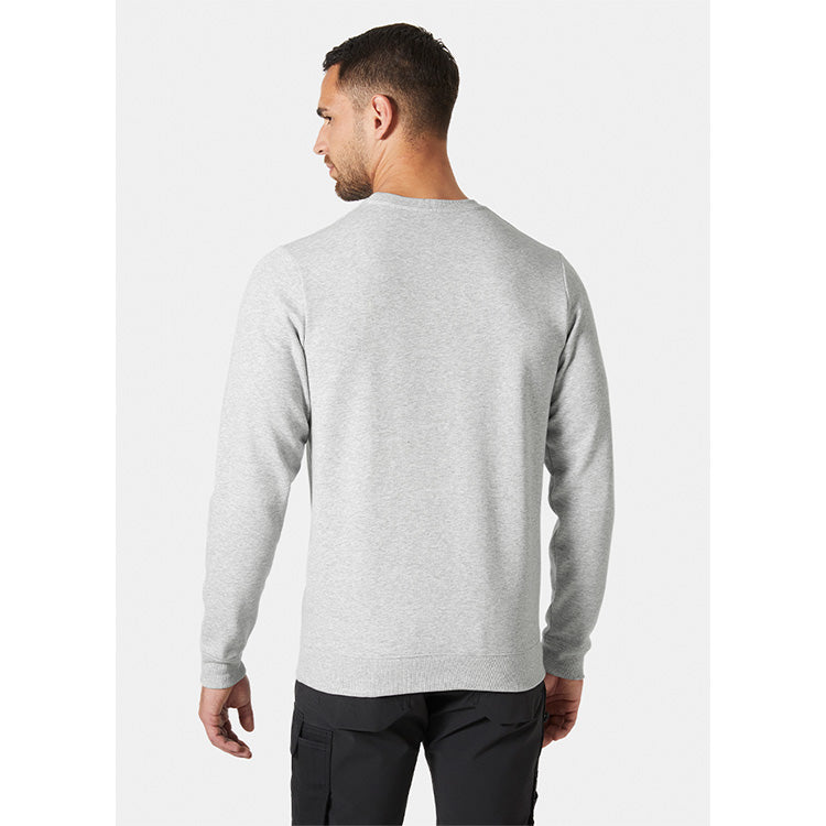 Helly Hansen Classic Logo Sweatshirt - Light Grey Melange - RSEA Safety Outlet