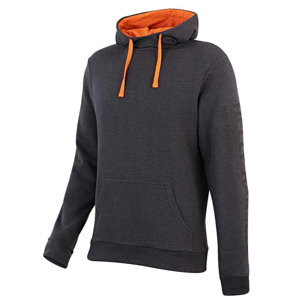 Helly Hansen Logo Hoodie - Black Melange