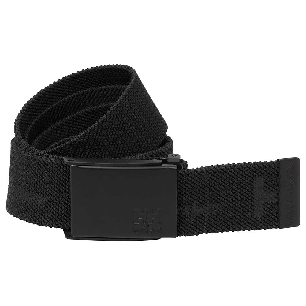 Helly Hansen Logo Webbing Belt - Black - RSEA Safety Outlet