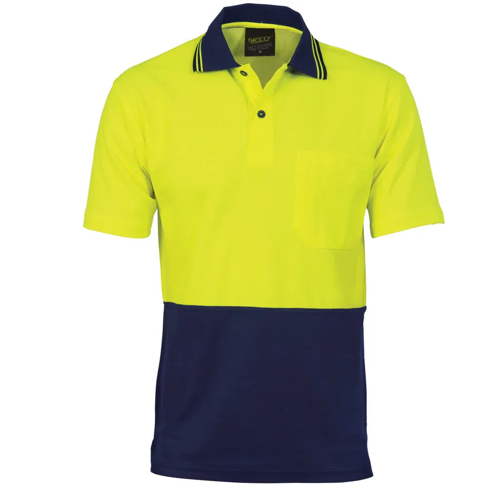 SAFETY BWARE Micromesh Hi-Vis Spliced S/S Polo (3pk) - RSEA Safety Outlet