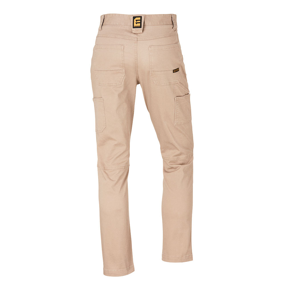Eleven Workwear Anvil Tapered Stretch Pant - Khaki - RSEA Safety Outlet
