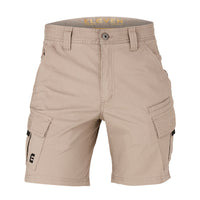 Eleven Workwear Jett Stretch Cargo Short - Khaki