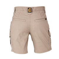 Eleven Workwear Jett Stretch Cargo Short - Khaki