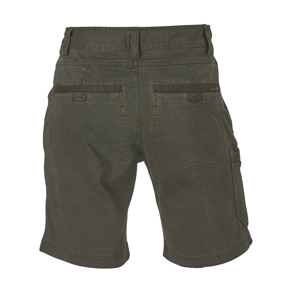 Eleven Workwear Force Walk Short - Dark Olive