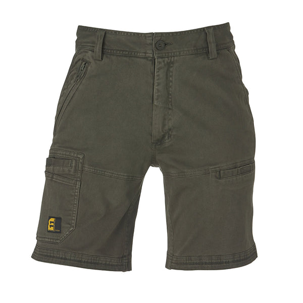 Eleven Workwear Force Walk Short - Dark Olive - RSEA Safety Outlet