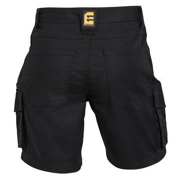 Eleven Workwear Contrast Panel Short - Black/Black