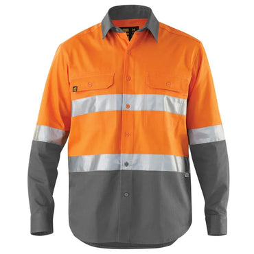 ELEVEN Workwear Evolution Hi-Vis L/S Drill Shirt - RSEA Safety Outlet