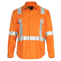 ELEVEN Workwear 3M™ 'X' Taped L/S Drill Shirt - RSEA Safety Outlet