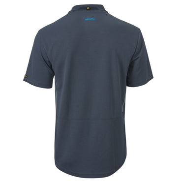 ELEVEN Workwear AEROCHILL Short Sleeve Polo - Mild Charcoal/Dark Charcoal