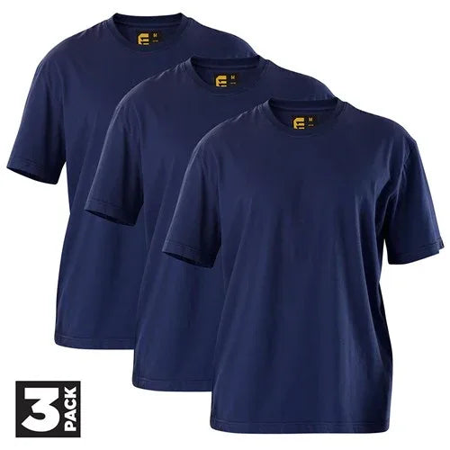 ELEVEN Workwear Essential Cotton S/S T-Shirt (Pk 3) - RSEA Safety Outlet